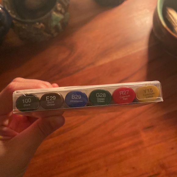 COPIC SKETCH BOLD PRIMARIES MARKERS SIX-COUNT - Picture 4 of 4